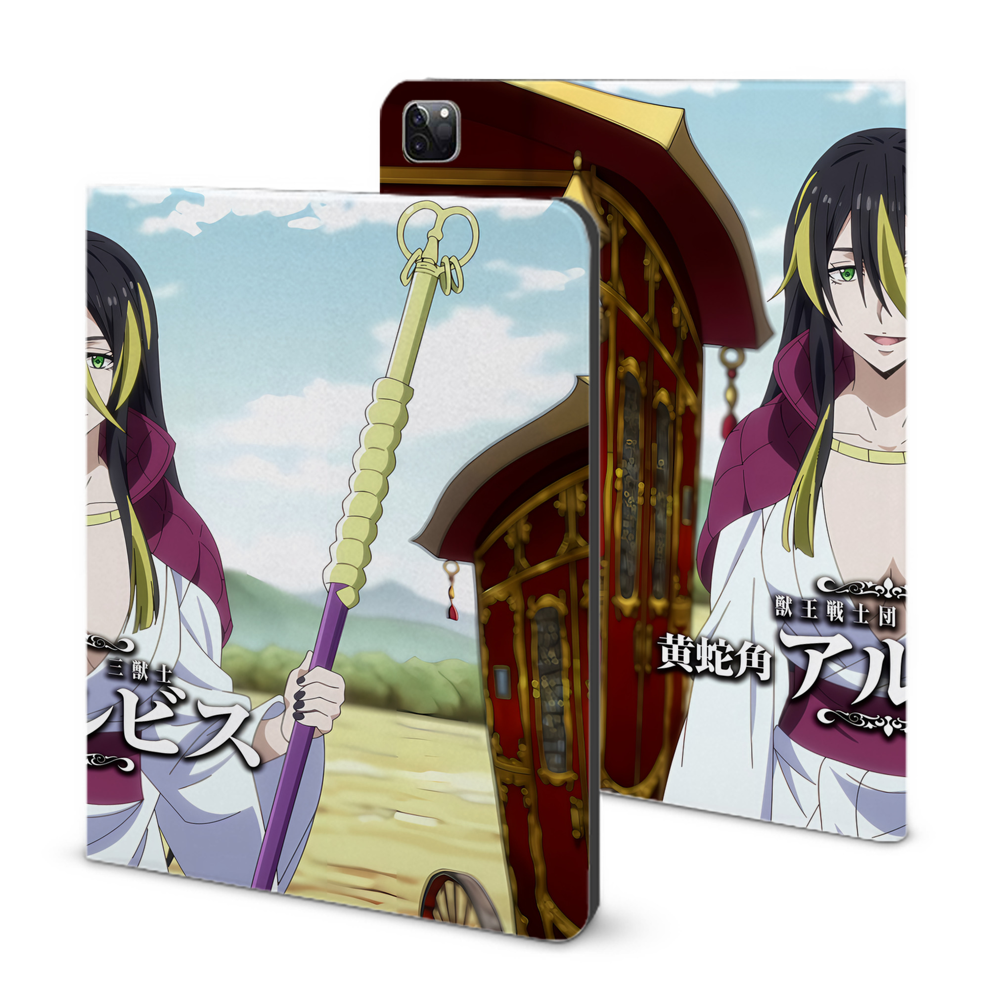 （画像用） 転スラ Regarding Reincarnated to Slime IPad ケース ブック型 PUレザー TPU 耐衝撃 軽量 薄型 ペン収納なし 全面保護 IPad 各モデル対応